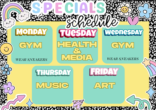 Weekly Specials